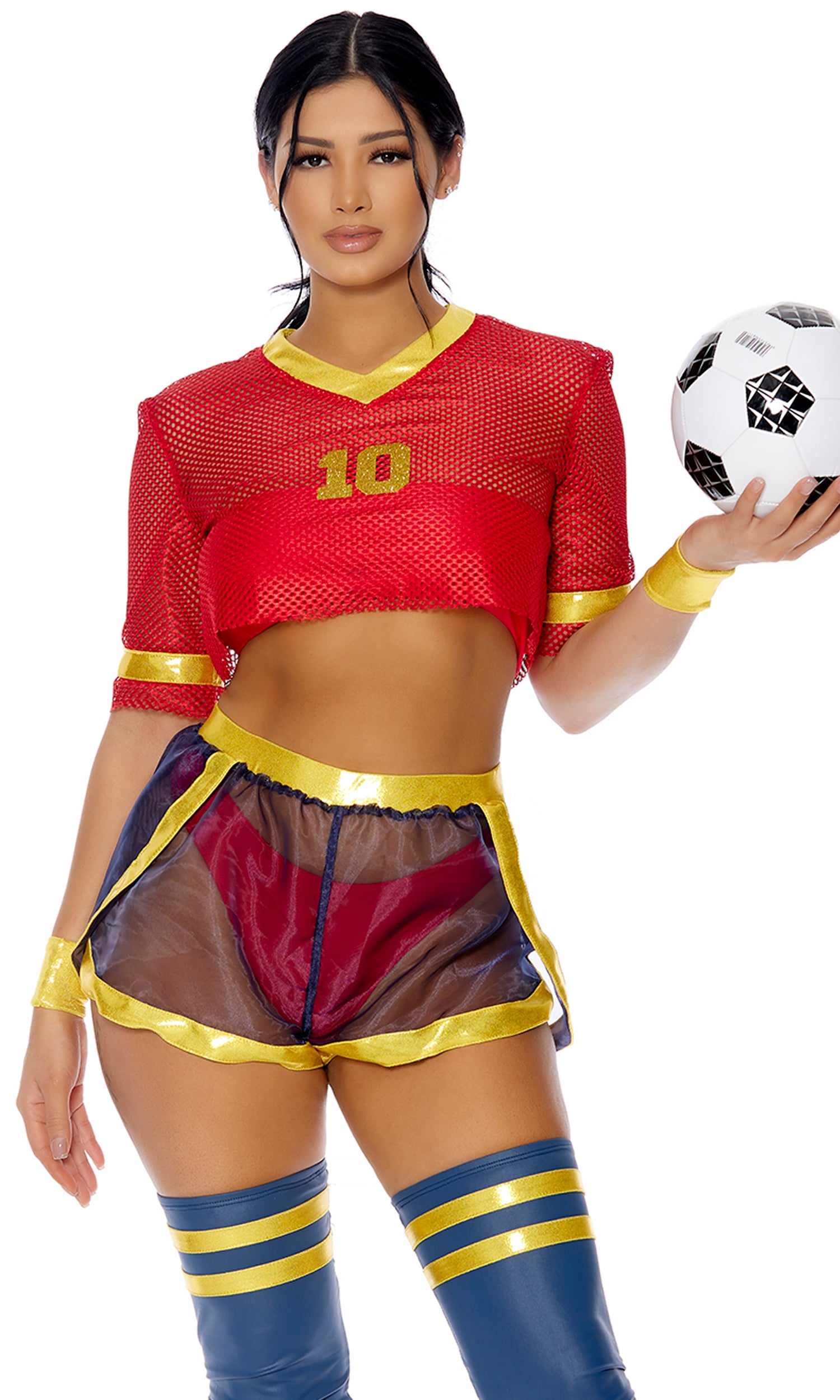 Goals Soccer Player Women Costume