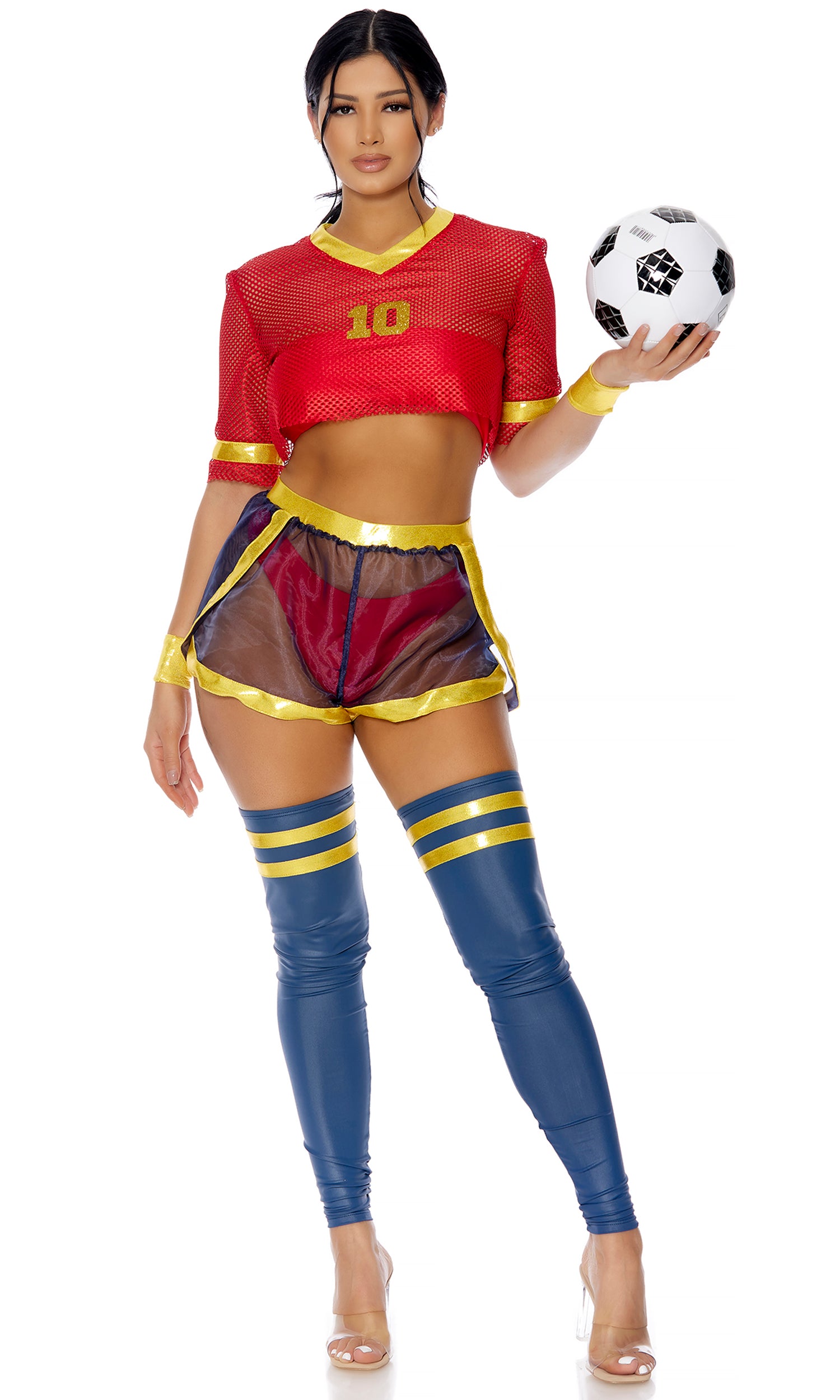 Goals Soccer Player Women Costume