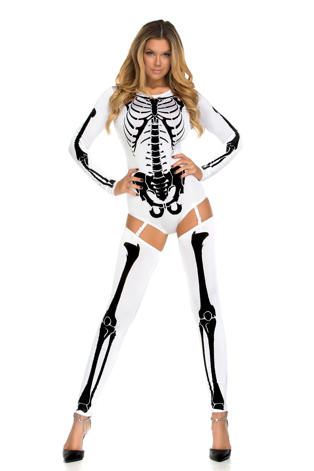 Bone-A-Fide Skeleton Women Costume