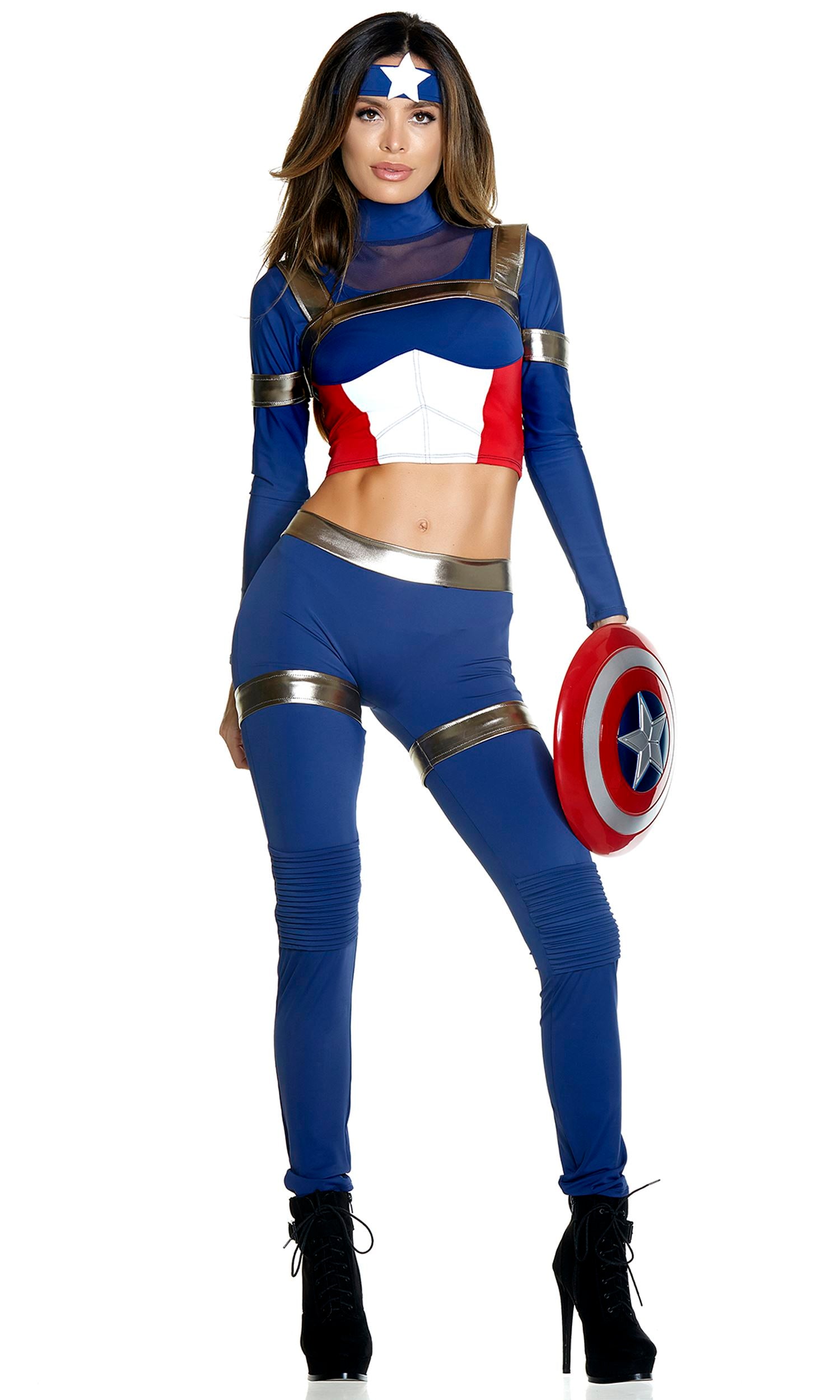 Fine Fighter Comic Book Hero Women Costume