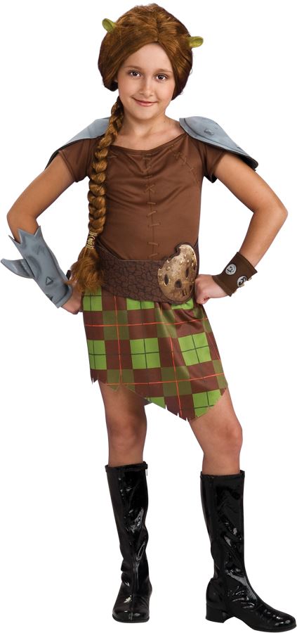 Kids Fiona Girls Warrior Costume.