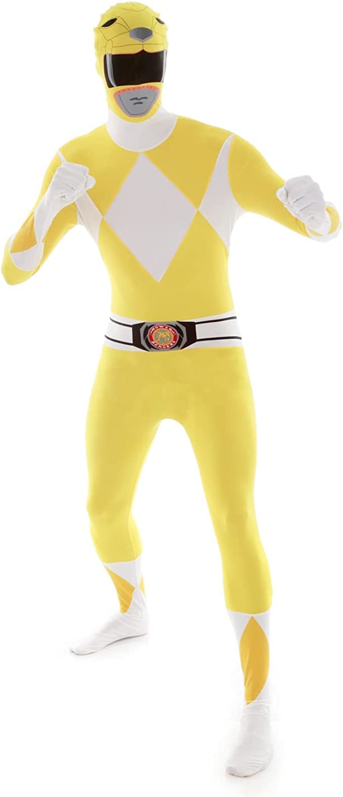 Yellow Power Ranger Men Costume