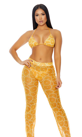 Fiji Mesh Pool Pants Mimosa by Forplay Costumes only at  Tdcostumes.com