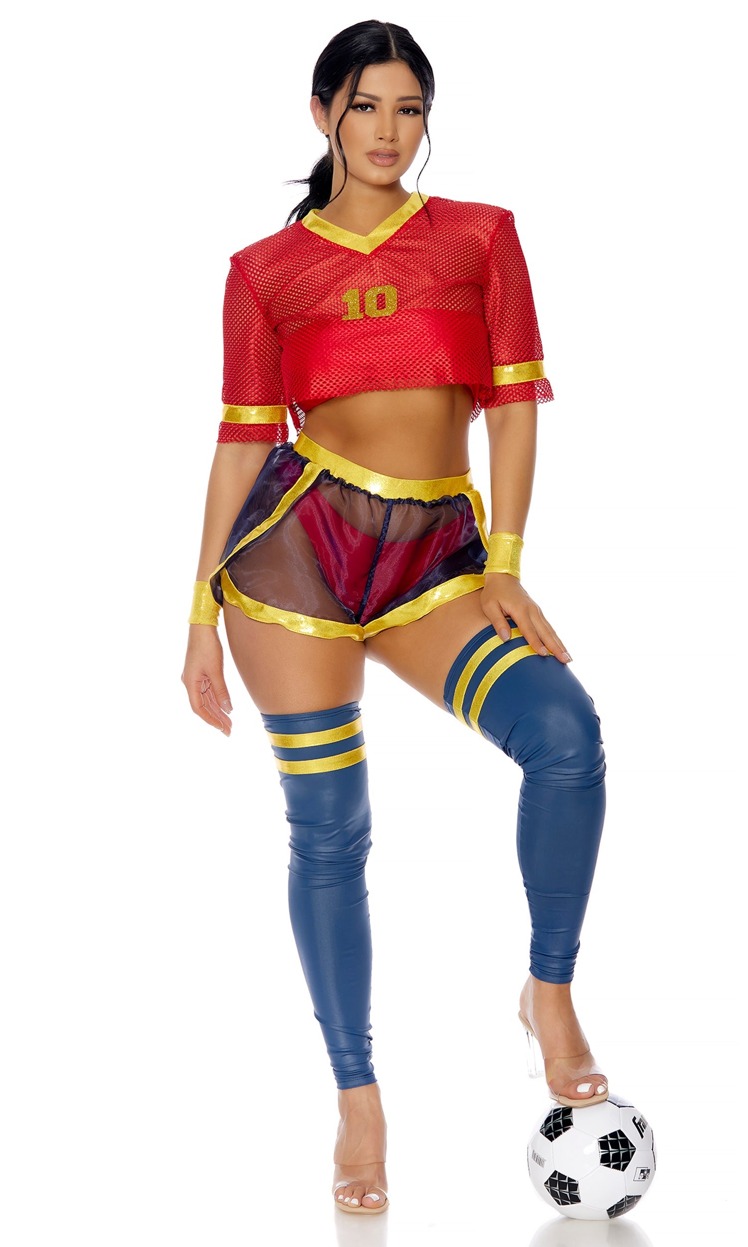 Soccer Player Woman Costume by Forplay Costume only at  Tdcostumes.com - Image 3