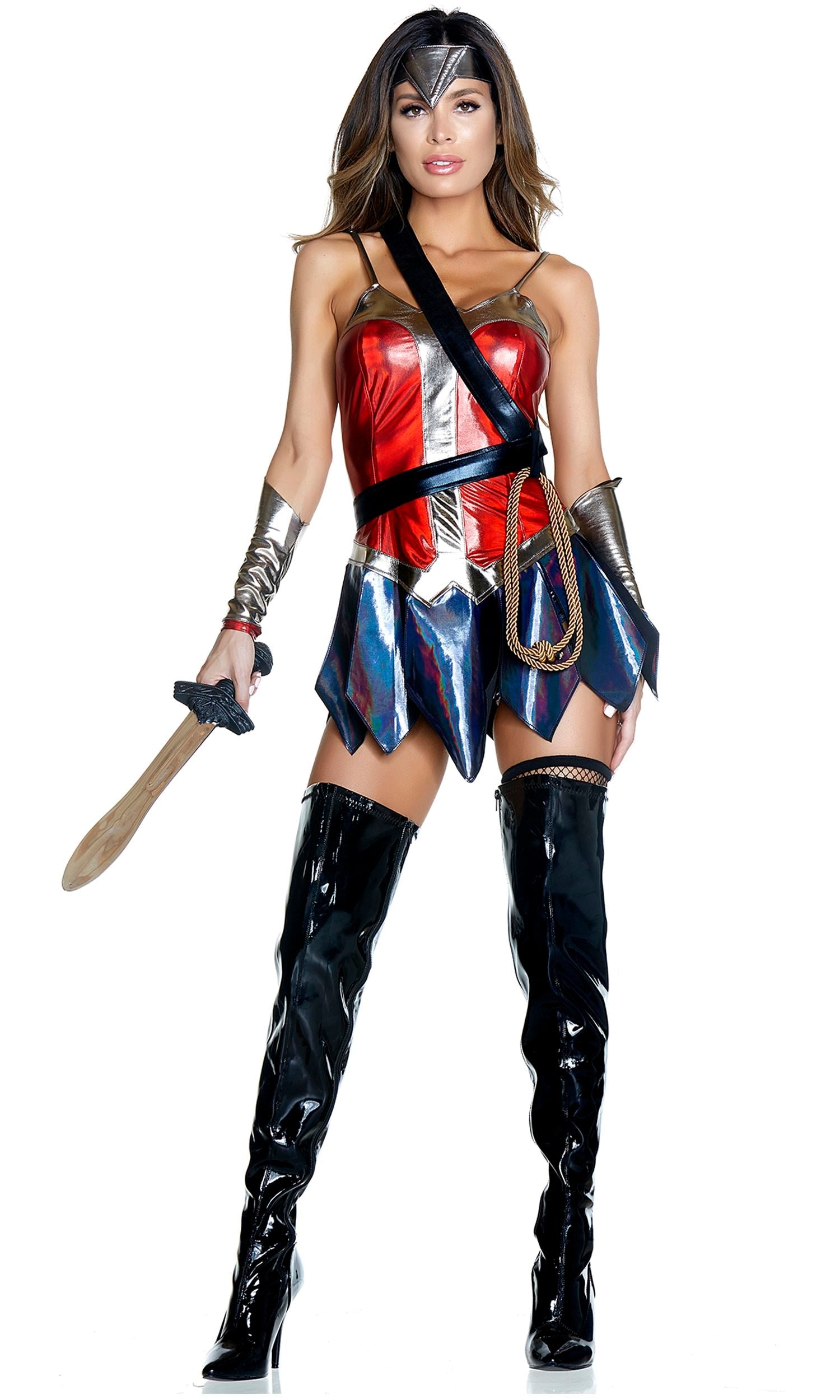 Comic Wonder Heroine Woman Costume by Forplay Costumes only at  Tdcostumes.com