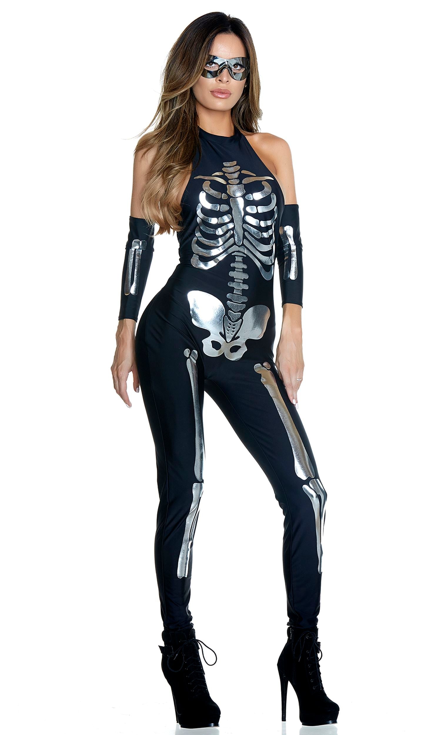 Opulent Outline Skeleton Women Costume by Forplay Costumes only at  Tdcostumes.com - Image 3