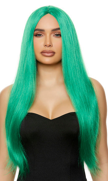 Green Straight Wig by Forplay Costumes only at  Tdcostumes.com