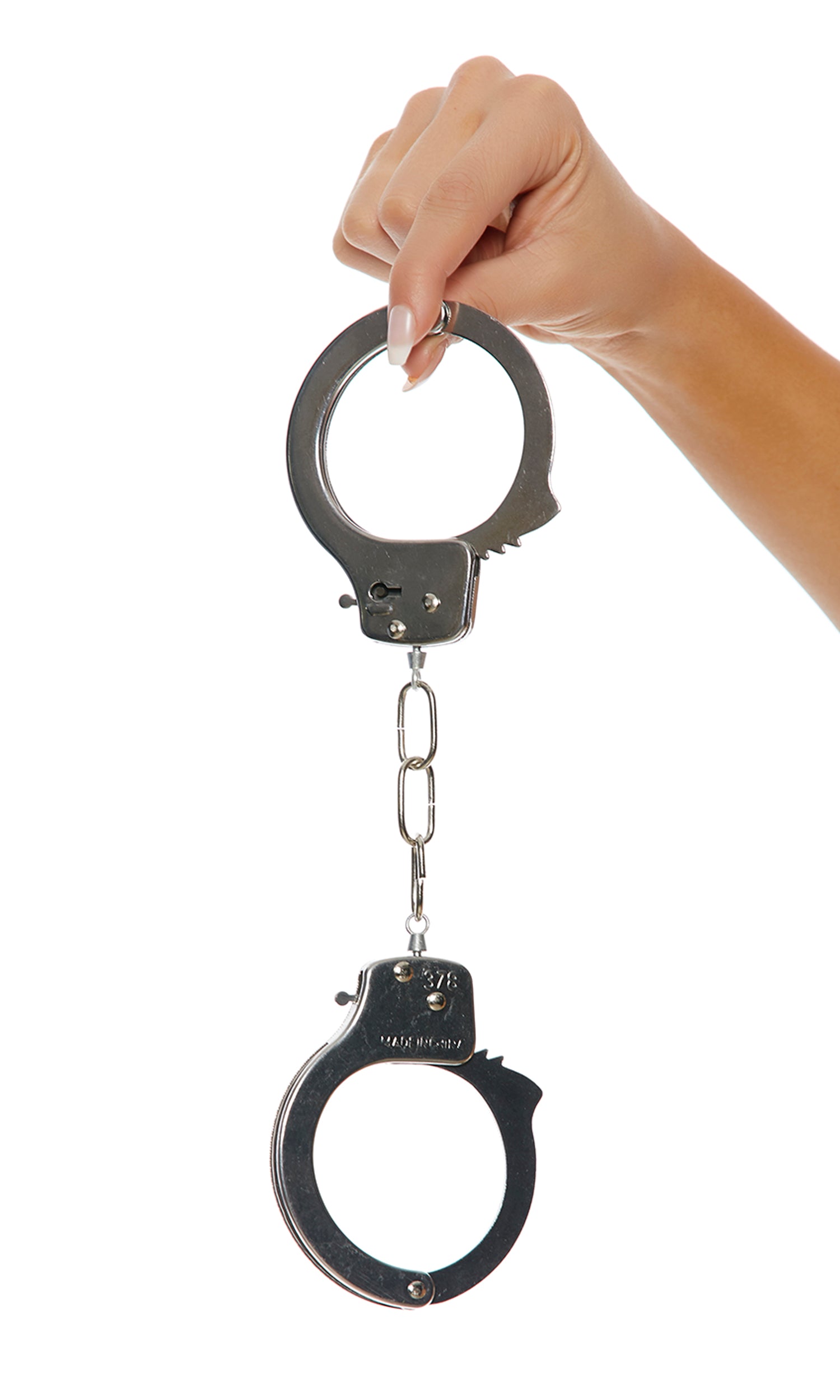 Costume Metal Handcuffs by Forplay Costumes only at  Tdcostumes.com