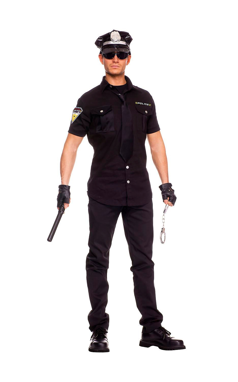 Police Officer Men Costume by Music Legs only at  TeeJayTraders.com