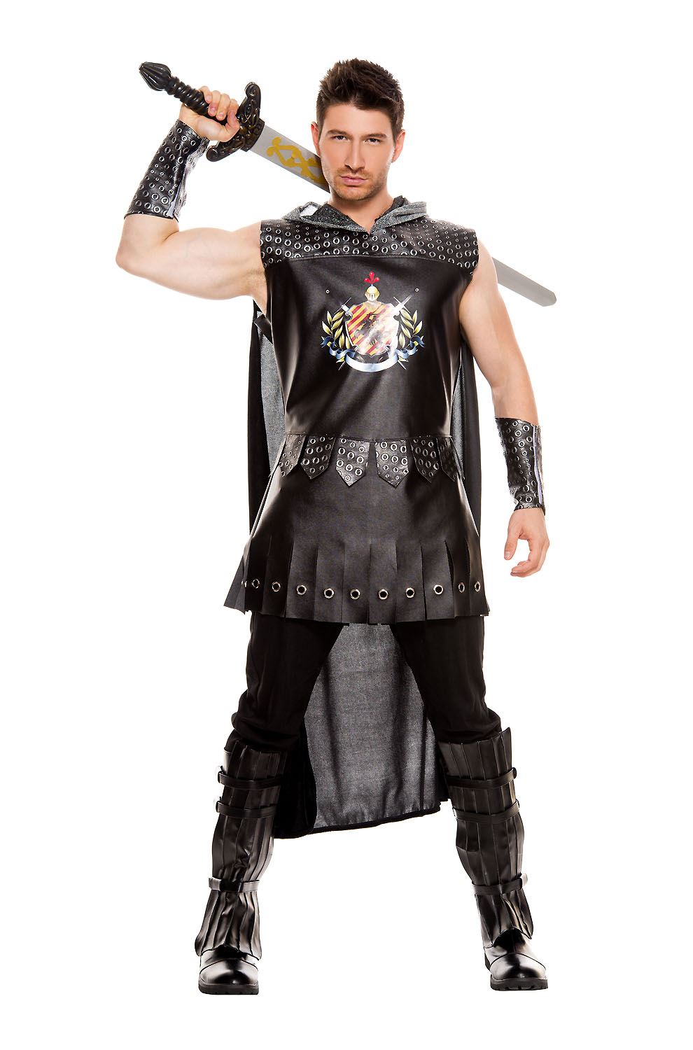 Medieval Warrior King Men Costume by Music Legs only at  TeeJayTraders.com
