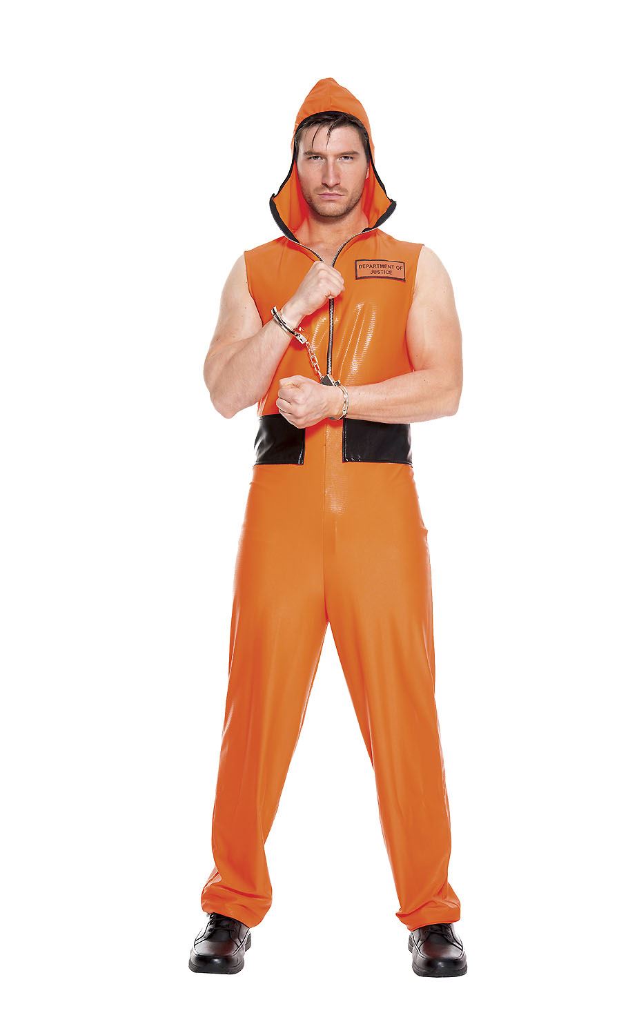 Escaped Convict Men Costume by Music Legs only at  TeeJayTraders.com