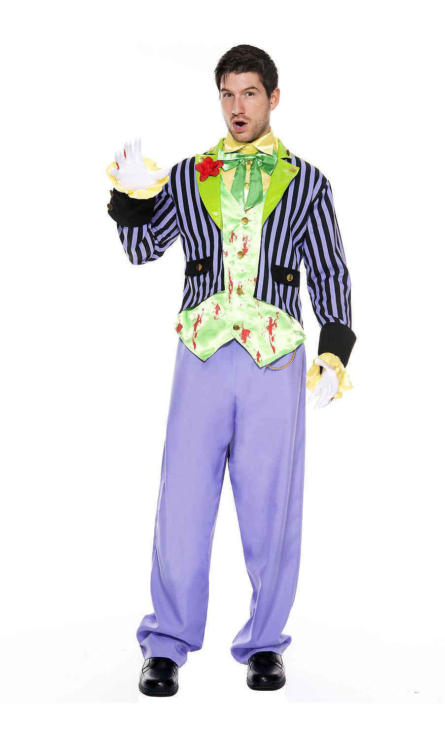 Bloody Joker Men Costume by Music Legs only at  TeeJayTraders.com